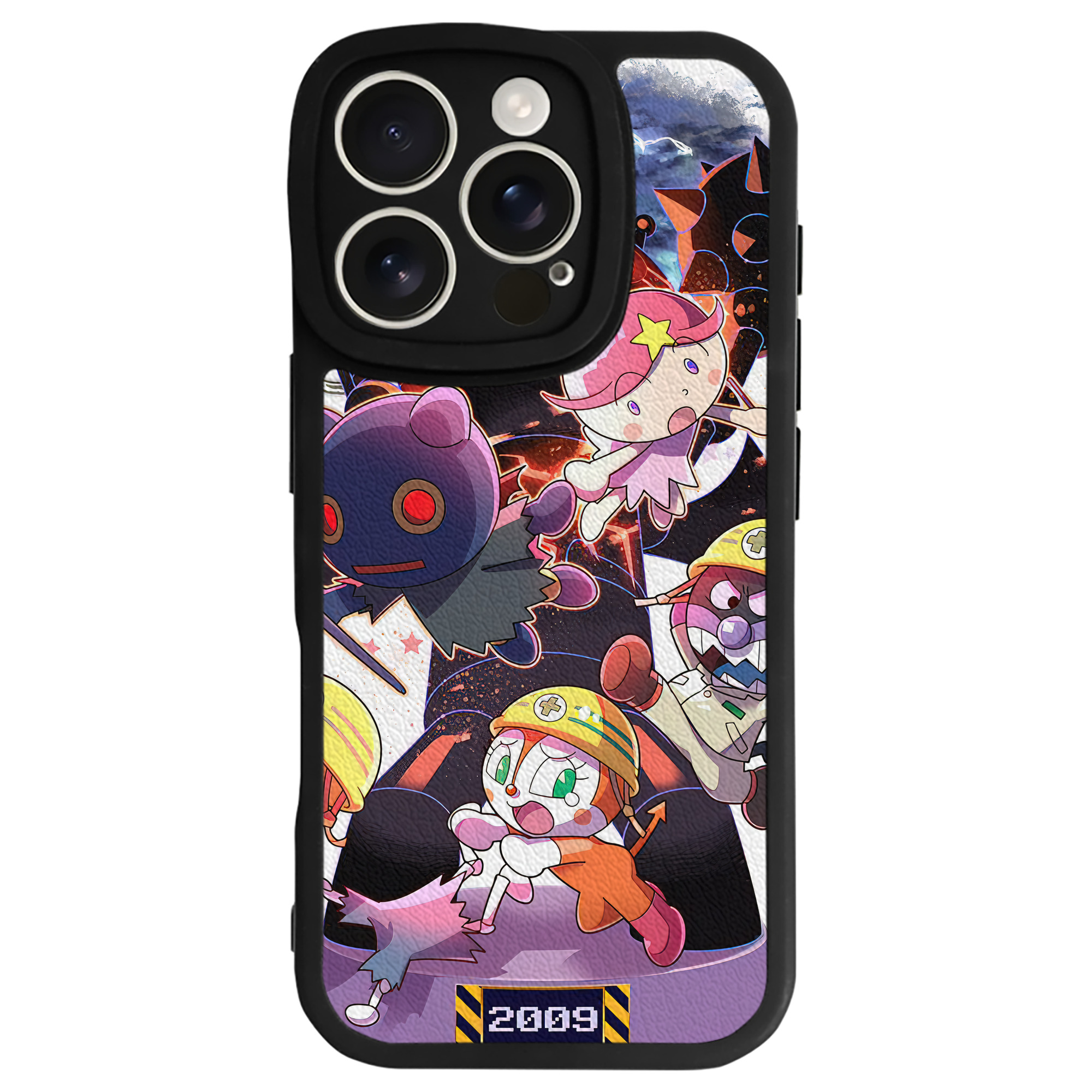 （画像用） アンパンマン Anpanman 【iPhone 16シリーズ対応】シリコンスマホケース（レザー調） 材質：シリコン